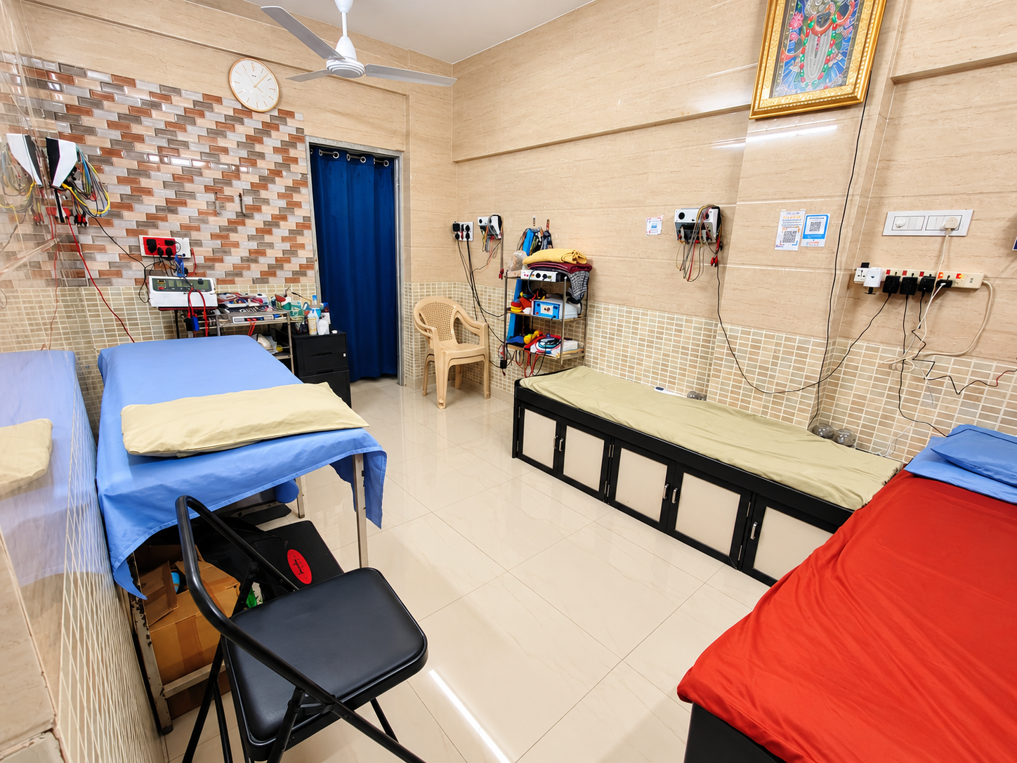 Dedicated clinical consultation and therapy areas