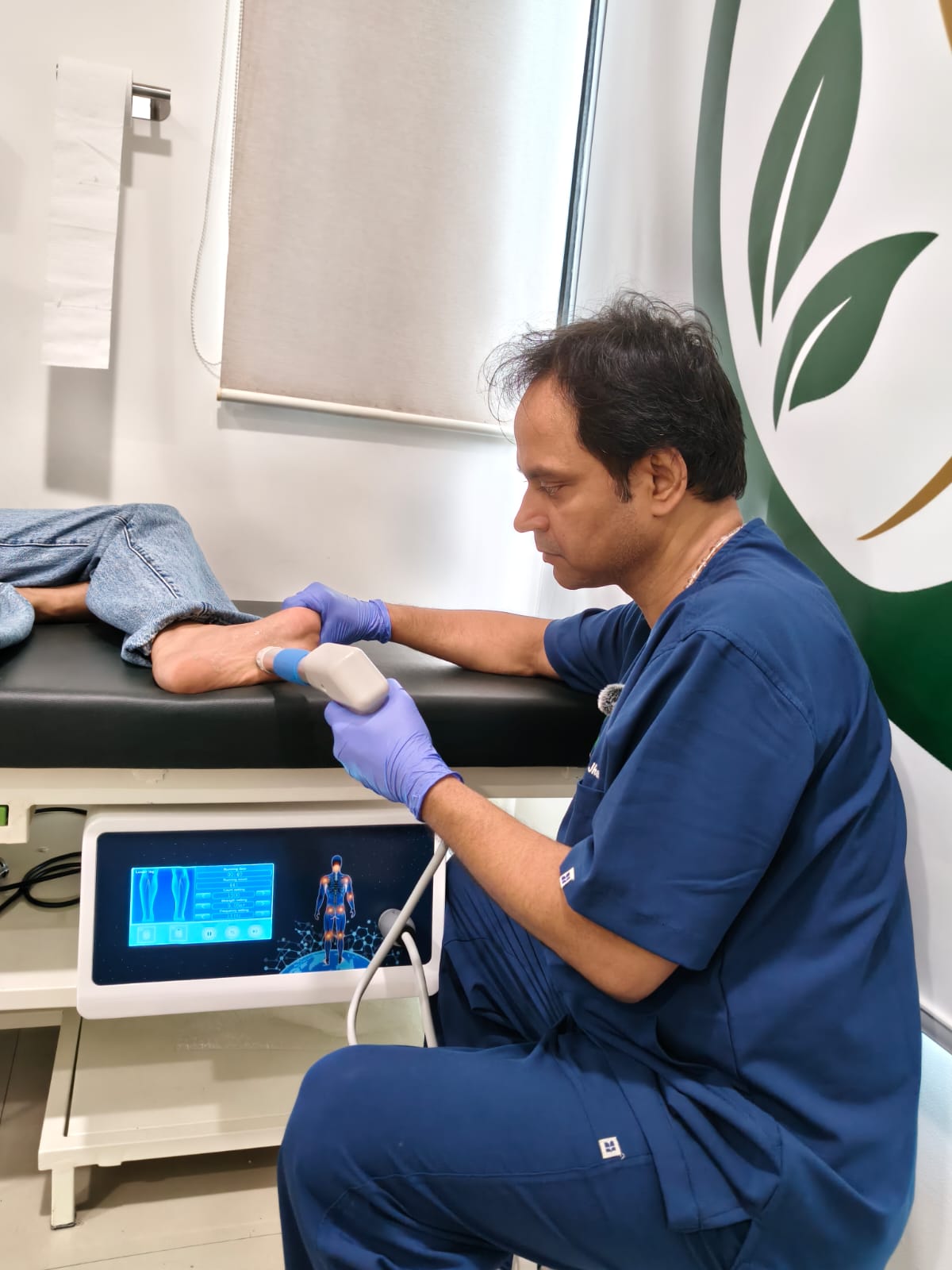 Clinical therapy modality at Vasai clinic